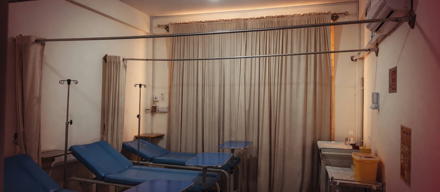 IV therapy room at SKMC